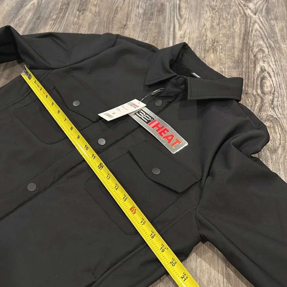 NWT 32 Degrees Men's Commuter Tech Fleece-lined Shirt Jacket Size S_6